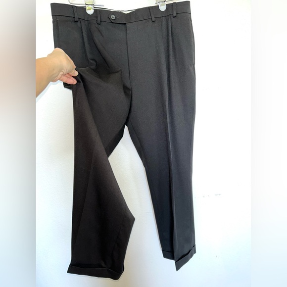 Oscar De La Renta Wool Trousers Men’s Formal
Pleated Classic Tailored Pants - Picture 5 of 13